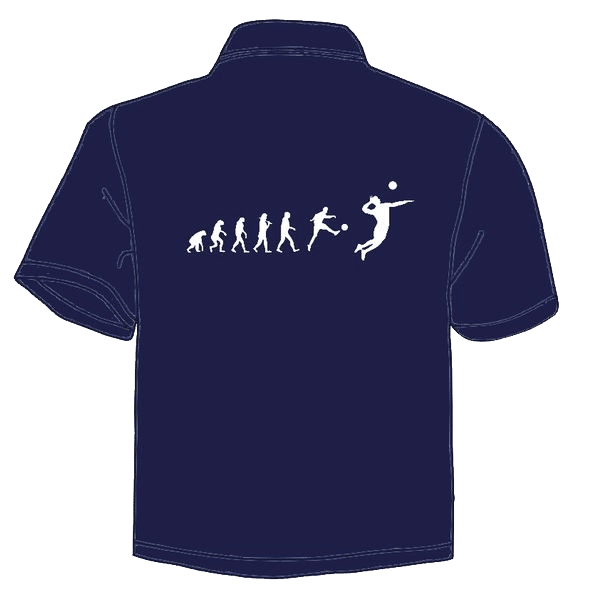 weiß auf navy